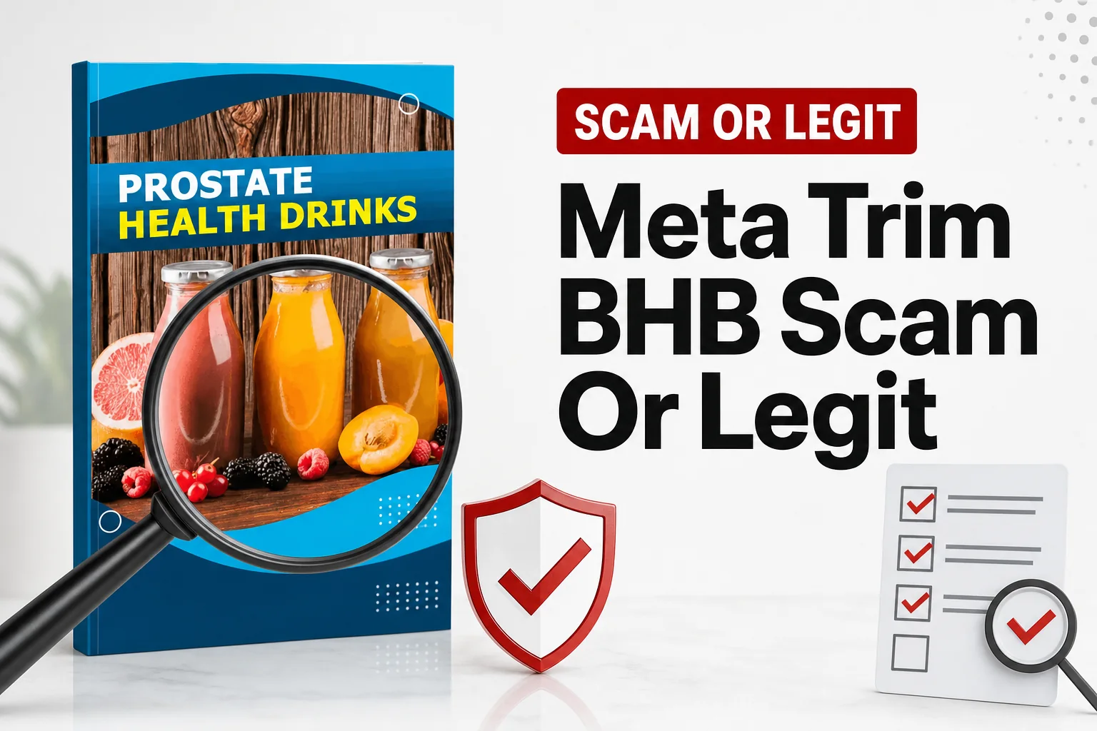 Meta Trim BHB scam or legit review thumbnail with official bottle and headline